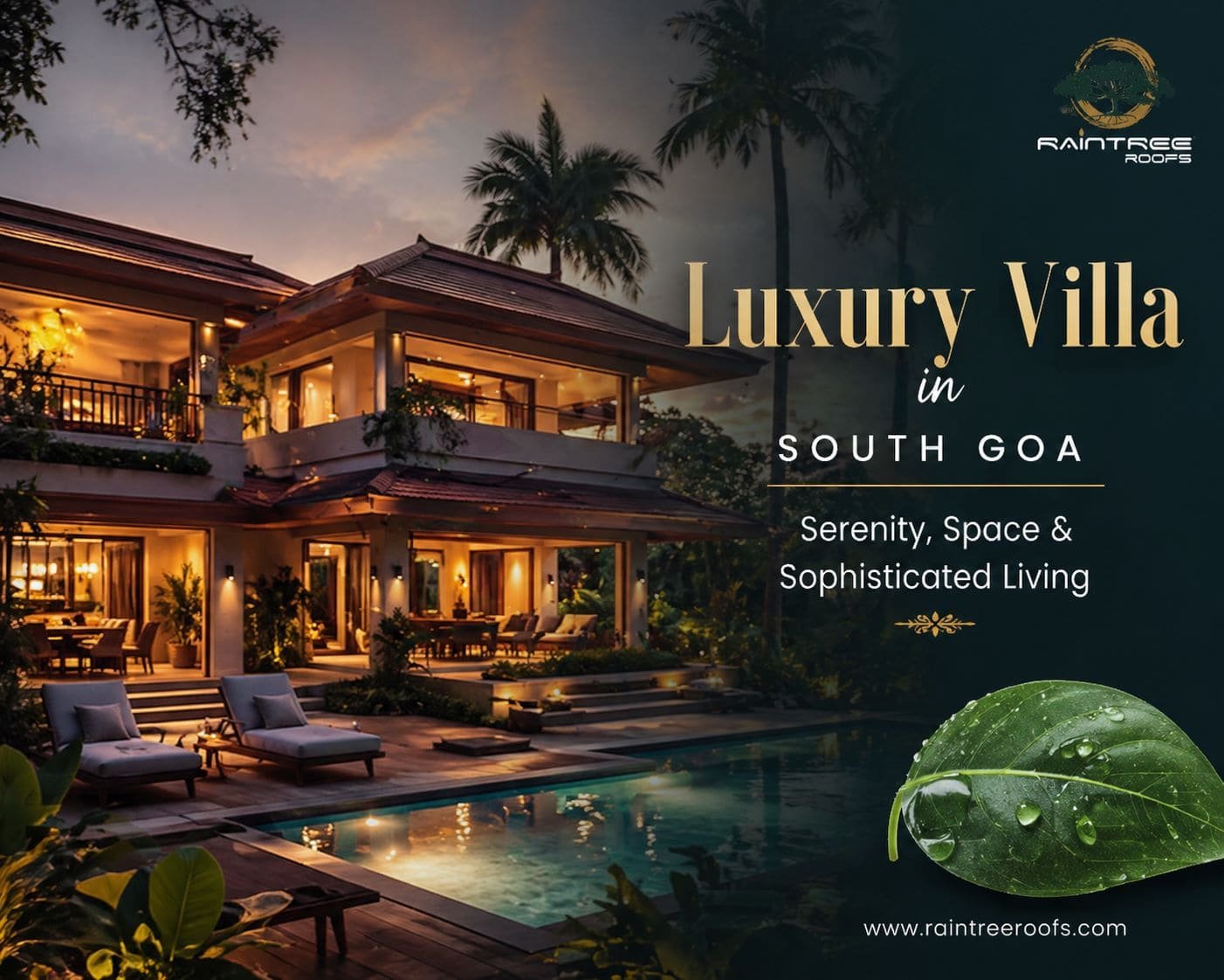 Luxury Villas in South Goa: Serenity, Space & Sophisticated Living